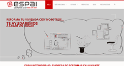 Desktop Screenshot of espaiinteriorismo.com