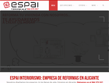 Tablet Screenshot of espaiinteriorismo.com